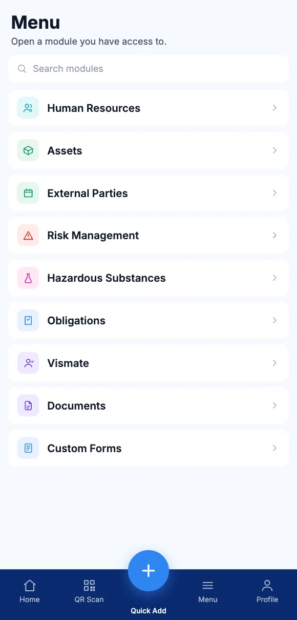 Site work on the Teammate App mobile app